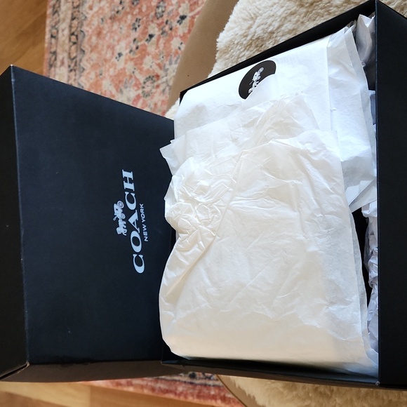 NWT IOB Coach Cadet Blue Glove Tanned Leather Men's Overnight Shave Kit 🖤🪒💙 - Picture 15 of 16